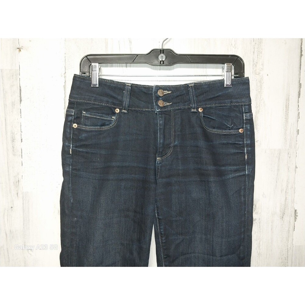 PAIGE Dark Indigo Boot Cut Jeans - Picture 3 of 6